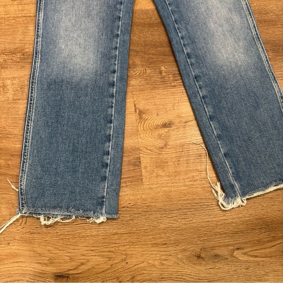 Maje‎ Preuve Tapered Low-Rise Stretch Organic-Cotton Jeans Size 24 - Picture 7 of 9